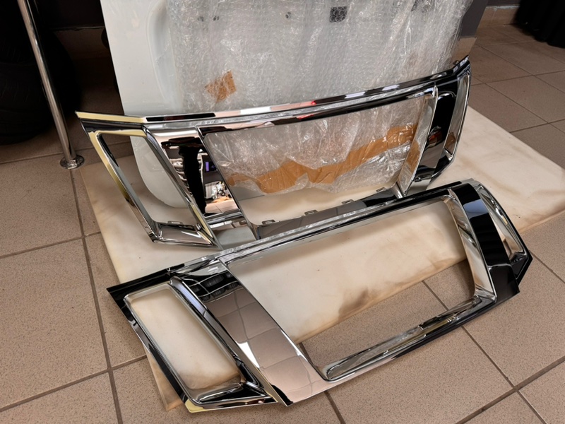 Молдинг хром решетки радиатора - фото 2