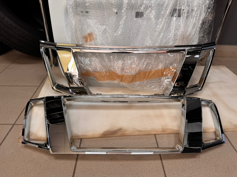 Молдинг хром решетки радиатора - фото 4