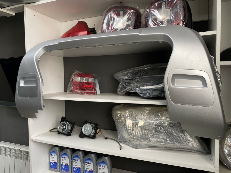 Накладка переднего бампера - фото 1