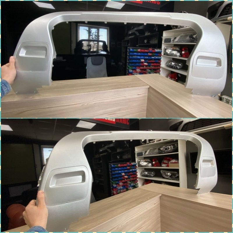 Накладка переднего бампера - фото 1